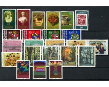 1980 - LIECHTENSTEIN - LOTTO/47846 - ANNATA COMPLETA 23 FRANCOBOLLI NUOVI 1980 - LIECHTENSTEIN - LOTTO/47846 - ANNATA COMPLETA 23 FRANCOBOLLI NUOVI
