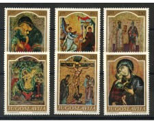 1968 - JUGOSLAVIA - ANTICHE ICONE 6v. NUOVI - LOTTO/34747