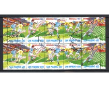 1993 - SAN MARINO - MONDIALI DI CALCIO 5v. USATI - LOTTO/36799