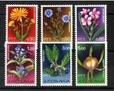 1967 - JUGOSLAVIA - PIANTE MEDICINALI 6v. NUOVI - LOTTO/34743A
