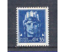1945 - LOTTO/LUO527N - LUOGOTENENZA - 35c. AZZURRO - NUOVO 1945 - LOTTO/LUO527N - LUOGOTENENZA - 35c. AZZURRO - NUOVO