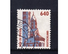 1995 - GERMANIA FEDERALE - 640p. CATTEDRALE DI SPIRA -USATO 1995 - GERMANIA FEDERALE - 640p. CATTEDRALE DI SPIRA -USATO
