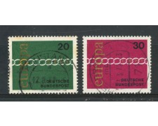 1971 - GERMANIA - EUROPA 2v. - USATI - LOTTO/31045U 1971 - GERMANIA - EUROPA 2v. - USATI - LOTTO/31045U