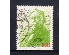 1994 - LOTTO/19106U - GERMANIA - THEODOR FONTANE - USATO 1994 - LOTTO/19106U - GERMANIA - THEODOR FONTANE - USATO