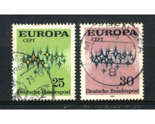 1972 - GERMANIA - EUROPA 2v. - USATI - LOTTO/31057U 1972 - GERMANIA - EUROPA 2v. - USATI - LOTTO/31057U