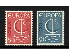 1966 - NORVEGIA - LOTTO/41217 - EUROPA 2v. - NUOVI 1966 - NORVEGIA - LOTTO/41217 - EUROPA 2v. - NUOVI