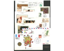 1986 - LOTTO/38643 - VISITA DI PAPA G.PAOLO II° IN FRANCIA - 8 BUSTE