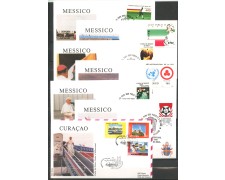 1990 - LOTTO/38645 - VIAGGIO DI PAPA G.PAOLO II° IN MESSICO - 14 BUSTE