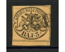 1852 - STATO PONTIFICIO - LOTTO/40346 - 3 BAJ  BISTRO ARANCIO - USATO