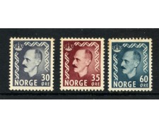 1950 - NORVEGIA - LOTTO/48378 - 30/35/60 ore GRIGIO RE HAAKON - NUOVI 1950 - NORVEGIA - LOTTO/48378 - 30/35/60 ore GRIGIO RE HAAKON - NUOVI