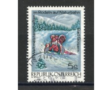 1992 - AUSTRIA - CAMPIONATO DI SLITTA - USATO - LOTTO/39630