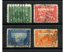 1907 - STATI UNITI - LOTTO/41556A - ESPOSIZIONE PANAMA-PACIFIC 4v. - USATI 1907 - STATI UNITI - LOTTO/41556A - ESPOSIZIONE PANAMA-PACIFIC 4v. - USATI