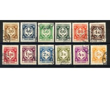 Bohemia and Moravia 1941 Official Stamps 12v. - Used - LOTTO/38653