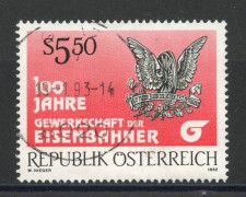 1992 - AUSTRIA - SINDACATO FERROVIERI - USATO - LOTTO/39634