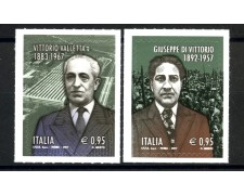 2017 - REPUBBLICA - DI VITTORIO  V.VALLETTA  2v. - NUOVI - LOTTO/37008