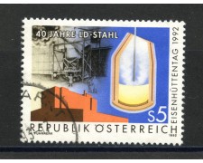 1992 - AUSTRIA - CONGRESSO SIDERURGICO - USATO - LOTTO/39636