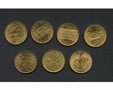 1980/1990 - REPUBBLICA - LOTTO/M43688 INSIEME DI 7 MONTE DA LIRE 200 COMMEMORATIVE 1980/1990 - REPUBBLICA - LOTTO/M43688 INSIEME DI 7 MONTE DA LIRE 200 COMMEMORATIVE