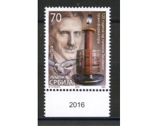 2016 - SERBIA REPUBBLICA - TRASFORMATORE TESLA - NUOVO - LOTTO/35300 2016 - SERBIA REPUBBLICA - TRASFORMATORE TESLA - NUOVO - LOTTO/35300