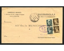 1944 - LUOGOTENENZA - LOTTO/40970 - RACCOMANDATA DA SALERNO A VIETRI 1944 - LUOGOTENENZA - LOTTO/40970 - RACCOMANDATA DA SALERNO A VIETRI