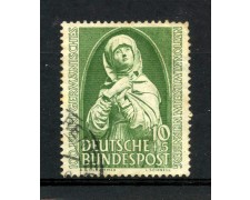 1952 - GERMANIA - LOTTO/43251 - 10+5p. MUSEO DI NORIMBERGA - USATO 1952 - GERMANIA - LOTTO/43251 - 10+5p. MUSEO DI NORIMBERGA - USATO