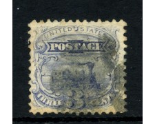 1869 - STATI UNITI - LOTTO/48295 - 3 CENTESIMI STORIA AMERICANA - USATO 1869 - STATI UNITI - LOTTO/48295 - 3 CENTESIMI STORIA AMERICANA - USATO