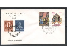 1993 - REPUBBLICA - LOTTO/39034 - NATALE 2v. - BUSTA FDC 1993 - REPUBBLICA - LOTTO/39034 - NATALE 2v. - BUSTA FDC