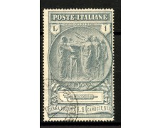1923 - REGNO - LOTTO/40004 - 1+1 Lira PREVIDENZA CAMICIE NERE - USATO 1923 - REGNO - LOTTO/40004 - 1+1 Lira PREVIDENZA CAMICIE NERE - USATO