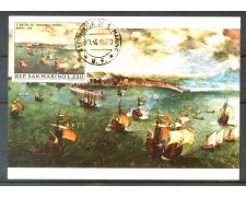 1970 - SAN MARINO - LOTTO/38129 - DIPINTO DI BRUEGHEL - CARTOLINA 1970 - SAN MARINO - LOTTO/38129 - DIPINTO DI BRUEGHEL - CARTOLINA
