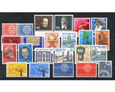 SVIZZERA - SERIE EUROPA - LOTTO/41482 - INSIEME DI 12 SERIE COMPLETE - NUOVE SVIZZERA - SERIE EUROPA - LOTTO/41482 - INSIEME DI 12 SERIE COMPLETE - NUOVE