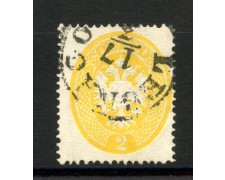 1863 - LOMBARDO VENETO - LOTTO/40197 - 2 SOLDI GIALLO - USATO 1863 - LOMBARDO VENETO - LOTTO/40197 - 2 SOLDI GIALLO - USATO