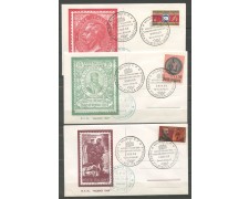 1969 - REPUBBLICA - LOTTO/47628 - MOSTRA FILATELICA MILANO 1969 - 3 BUSTE 1969 - REPUBBLICA - LOTTO/47628 - MOSTRA FILATELICA MILANO 1969 - 3 BUSTE