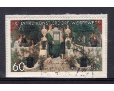 1989 - GERMANIA FEDERALE - 60p. VILLAGGIO ARTISTI - USATO - LOTTO/31295 1989 - GERMANIA FEDERALE - 60p. VILLAGGIO ARTISTI - USATO - LOTTO/31295