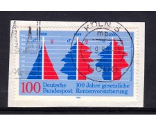 1989 - GERMANIA FEDERALE - ASSICURAZIONE LEGALE - USATO - LOTTO/31296U 1989 - GERMANIA FEDERALE - ASSICURAZIONE LEGALE - USATO - LOTTO/31296U