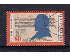 1989 - GERMANIA FEDERALE - 80p. F. SILCHER - USATO - LOTTO/31297U 1989 - GERMANIA FEDERALE - 80p. F. SILCHER - USATO - LOTTO/31297U