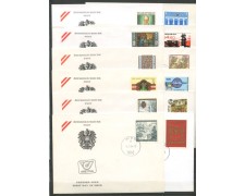 1984 - AUSTRIA - LOTTO/39671 - 28 BUSTE PRIMO GIORNO DI EMISSIONE