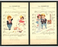 EDIZIONI RICORDI - LOTTO/43271 - 2 CARTOLINE A COLORI " LA BOHEME " - NUOVE EDIZIONI RICORDI - LOTTO/43271 - 2 CARTOLINE A COLORI " LA BOHEME " - NUOVE