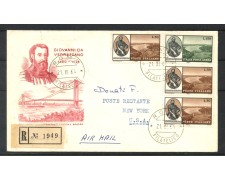 1964 - REPUBBLICA - LOTTO/42532 - PONTE GIOVANNI DA VERRAZZANO - FDC VIAGGIATA 1964 - REPUBBLICA - LOTTO/42532 - PONTE GIOVANNI DA VERRAZZANO - FDC VIAGGIATA