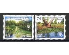 2017 - SERBIA REPUBBLICA - PROTEZIONE NATURA  2v. - NUOVI - LOTTO/35332
