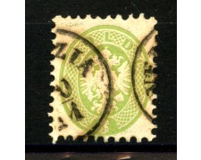 1864/65 - LOMBARDO VENETO - LOTTO/40203- 3 SOLDI VERDE - USATO 1864/65 - LOMBARDO VENETO - LOTTO/40203- 3 SOLDI VERDE - USATO