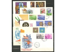 1970 - REPUBBLICA - LOTTO/42536 - ANNATA COMPLETA DI 17 BUSTE FDC 1970 - REPUBBLICA - LOTTO/42536 - ANNATA COMPLETA DI 17 BUSTE FDC