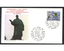 1984 - REPUBBLICA - LOTTO/42817 - VISITA DI S.S.PAPA GIOVANNI PAOLO 2° A ARONA 1984 - REPUBBLICA - LOTTO/42817 - VISITA DI S.S.PAPA GIOVANNI PAOLO 2° A ARONA
