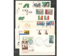 1971 - REPUBBLICA - LOTTO/42540 - ANNATA COMPLETA DI 14 BUSTE FDC 1971 - REPUBBLICA - LOTTO/42540 - ANNATA COMPLETA DI 14 BUSTE FDC