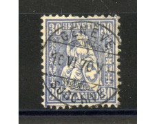 1867/78 - SVIZZERA - LOTTO/40617 - 30 CENT. OLTREMARE - USATO 1867/78 - SVIZZERA - LOTTO/40617 - 30 CENT. OLTREMARE - USATO