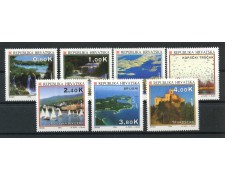1994 - CROAZIA - TURISMO 7v. - NUOVI - LOTTO/32628