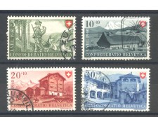1948 - LOTTO/39390 - SVIZZERA - PRO PATRIA 4v. - USATI 1948 - LOTTO/39390 - SVIZZERA - PRO PATRIA 4v. - USATI