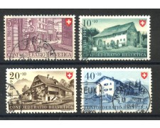 1949 - LOTTO/39397 - SVIZZERA - PRO PATRIA 4 VALORI - USATI 1949 - LOTTO/39397 - SVIZZERA - PRO PATRIA 4 VALORI - USATI
