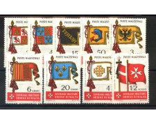 1967 - SOVRANO MILITARE DI MALTA - BANDIERE 9v. NUOVI - LOTTO/32225 1967 - SOVRANO MILITARE DI MALTA - BANDIERE 9v. NUOVI - LOTTO/32225