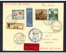 1933 - LIECHTENSTEIN - LOTTO/42259 - 1° VIAGGIO DEL DIRIGIBILE Lz 127 IN AMERICA DEL SUD 1933 - LIECHTENSTEIN - LOTTO/42259 - 1° VIAGGIO DEL DIRIGIBILE Lz 127 IN AMERICA DEL SUD
