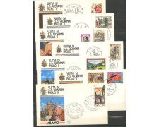1993 - LOTTO/38639 - VISITA DI PAPA G.PAOLO II°  A MILANO - 7 BUSTE