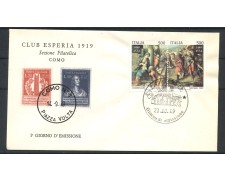 1989 - REPUBBLICA - LOTTO/39103 - NATALE 2v. - BUSTA FDC 1989 - REPUBBLICA - LOTTO/39103 - NATALE 2v. - BUSTA FDC